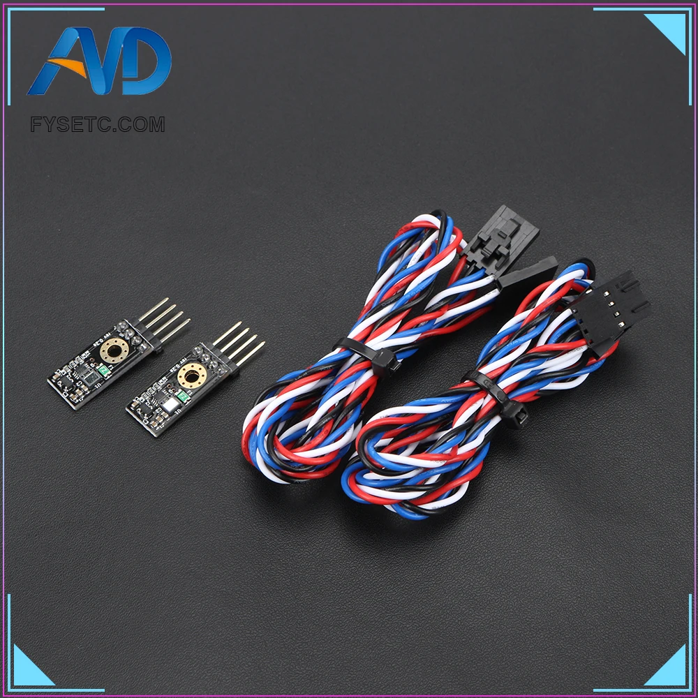 2x лазерный датчик Prusa i3 3D принтер накаливания Sensor v0.2e обнаружение застревания