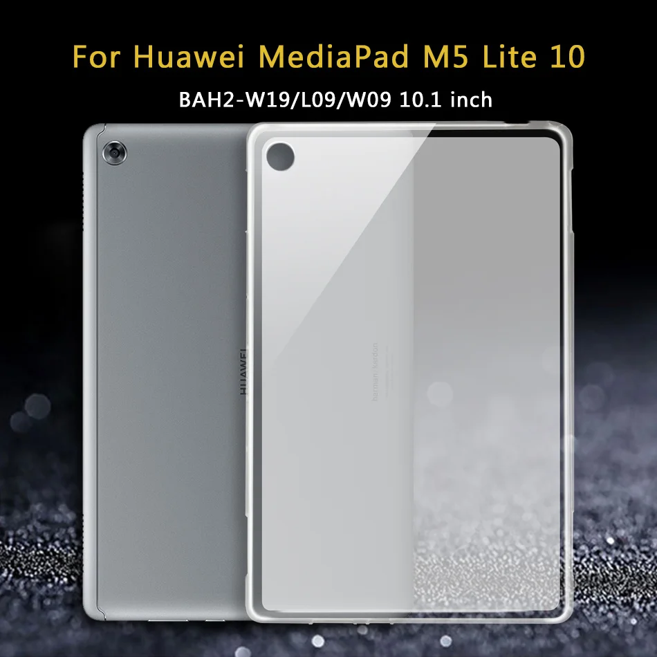 Планшетный чехол для huawei Mediapad T5 T3 10 8 7 T1 T2 Pro/Медиа Pad M5 M3 M2 Lite рro C5 8,0 8,4 10,0 10,1 10,8 Силиконовый чехол - Цвет: M5 Lite 10
