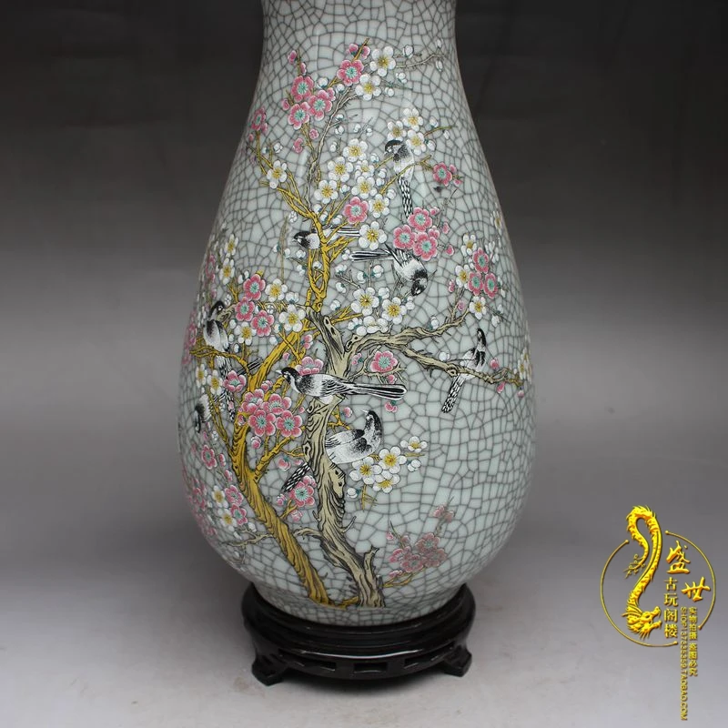 Porcelain Jingdezhen porcelain pastels cracked from time to reported hi vases home Decoration | Дом и сад
