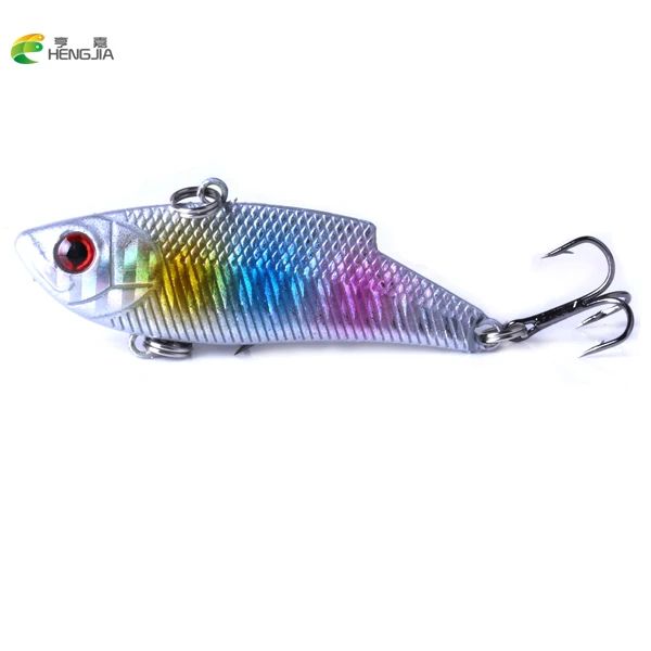 

1Pcs 10g 5.5cm Winter Fishing Lures Hard Bait VIB with Lead Inside Lead Fish Ice Sea Fishing Tackle Swivel Jig Wobbler Lure