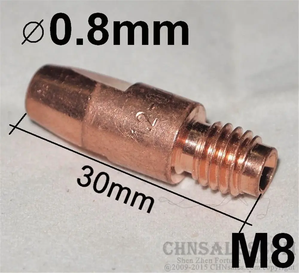CHNsalescom 23 шт. MB 401D 501D MIG/MAG сварочный пистолет контактный наконечник 0 8x30 M8 газовая