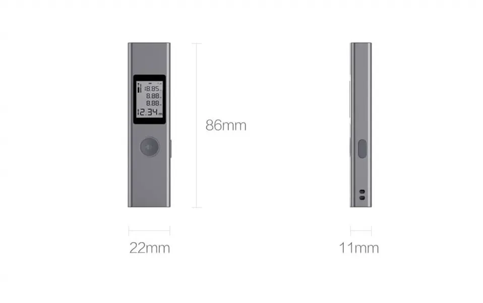 Xiaomi Mijia Duka лазерный дальномер 40 м LS-P Портативный USB зарядное устройство высокая точность измерения лазерный дальномер для умного дома