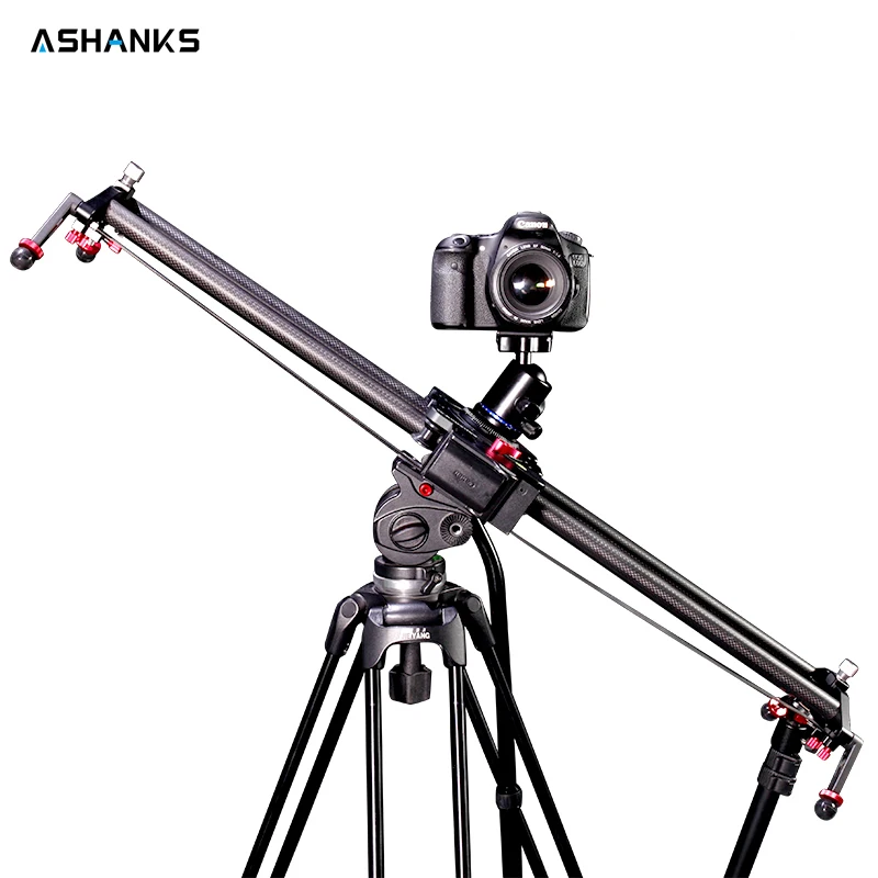 ASHANKS Carbon Camera Slide Follow Focus Pan Моторизованный контроль за электроникой Dolly Slider Track Rail