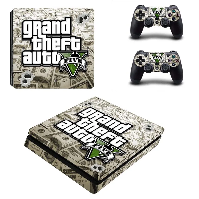 GTA: Grand theft Дора наклейка кожа для PS4 Тонкий чехол консоли Playstation 4 тонкий скин