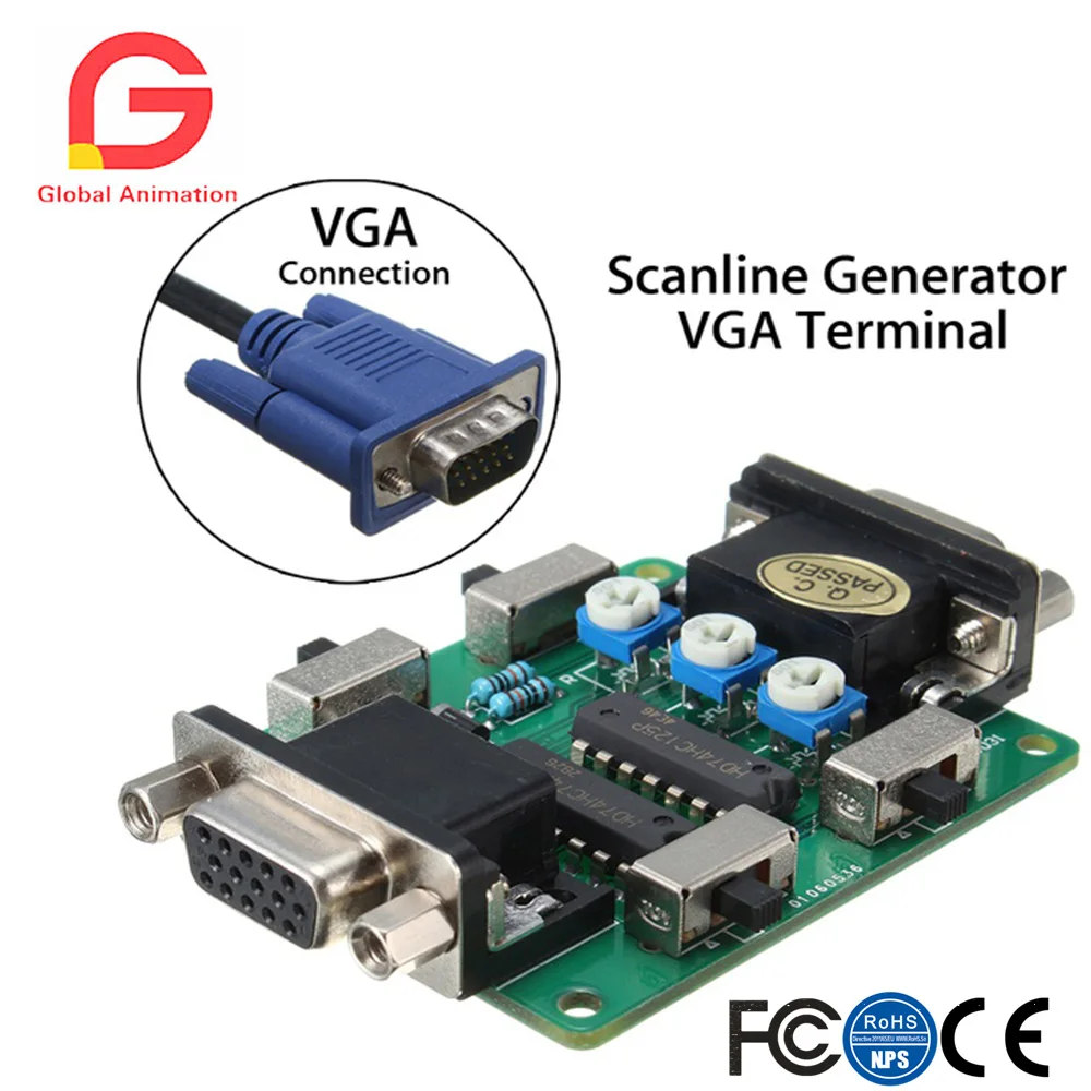 Генератор SLG Scanline VGA соединение для винтажных игр игровой аркадный станок MAME|Игры