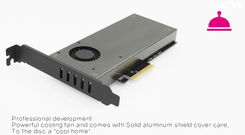 M.2 расширение NVMe адаптер NGFF поворот PCIE3.0 Вентилятор охлаждения SSD двойной