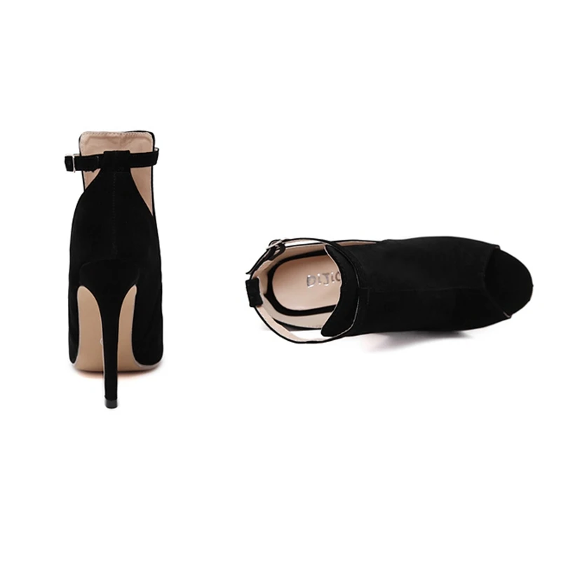 2017 новое прибытие гладиатор сандалии женщин сексуальные черные высокие каблуки