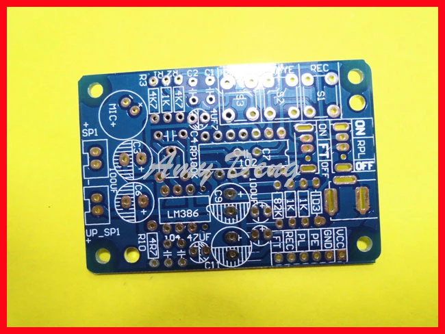 

10pcs/lot ISD1820P recording module empty plate with sound amplifier adapter plate loop Megaphone