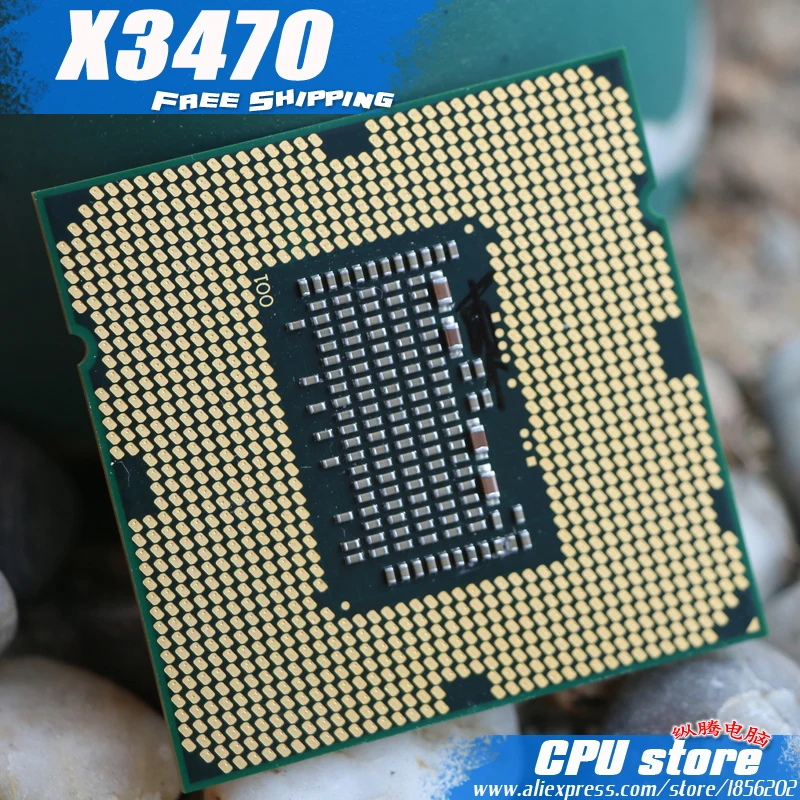 Процессор Intel Xeon X3470/2 93 ГГц/LGA1156/8 Мб/четырехъядерный/бесплатная доставка продажа i7