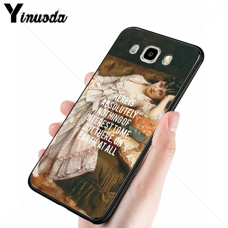 Yinuoda классический арт мемы картина с цитатами чехол для телефона Fundas Samsung Galaxy j6plus j7prime j8 j2prime j4plus 2018