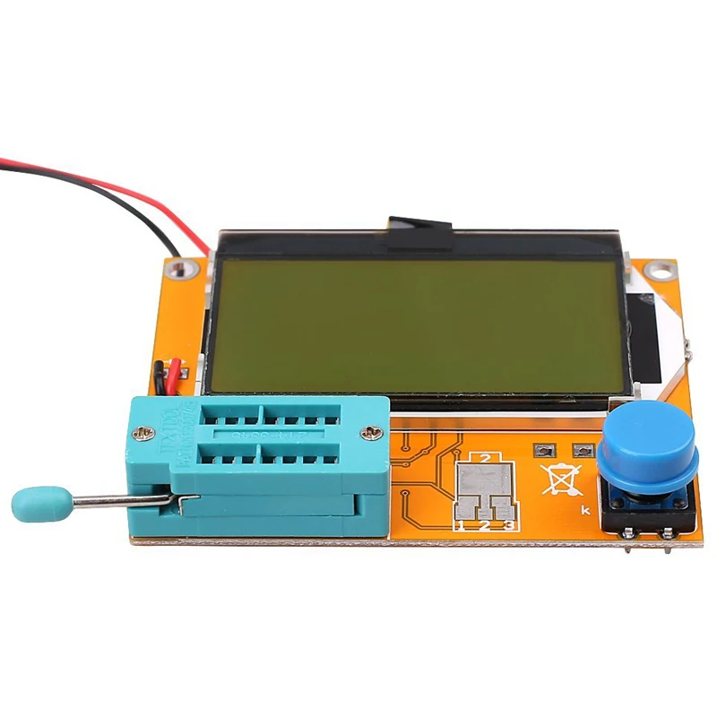 ЖК-мультиметр LCR-T4 ESR mega328 M328 Транзистор тестер для DIY Электронный комплект с акриловым чехол