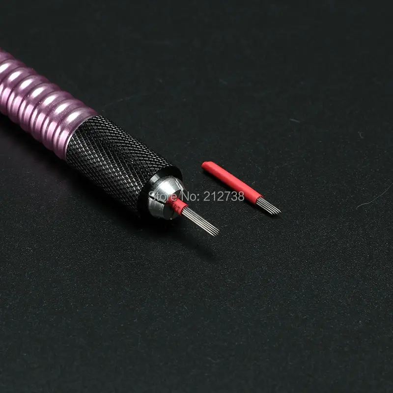 Новое поступление 20 шт. 19 красных тату игл удерживающих туман наклонная круглая