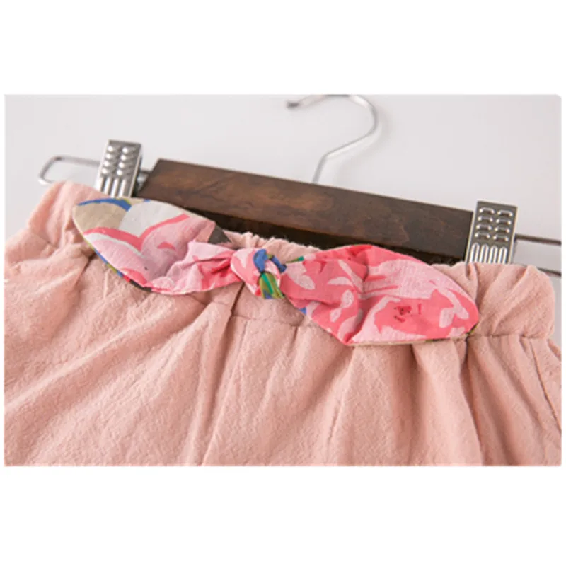 Одежда для девочек летний комплект дети милые принцессы без рукавов Топы