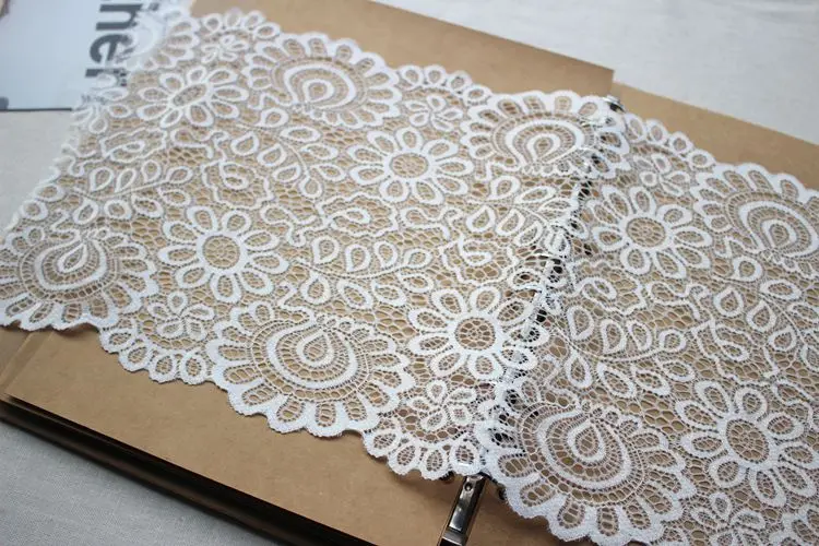 5Yard/Lot Wide 20CM high quality stretch lace trim handmade DIY clothing accessories underwear headwear material fabric | Дом и сад