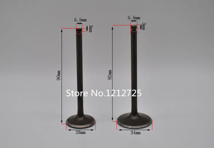 

Motorcycle valve CB250 CQR250 Engine valve CB 250 valve