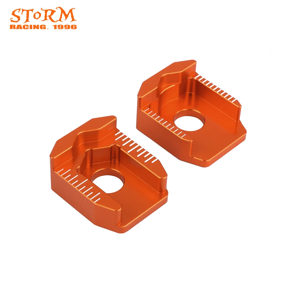 Motorcycle CNC Orange Axle Block Chain Adjuster For KTM SX65 SX 65 1998-2005 2006 2007 2008 2009 2010 2011 2012 2013 2014 2015 | Автомобили