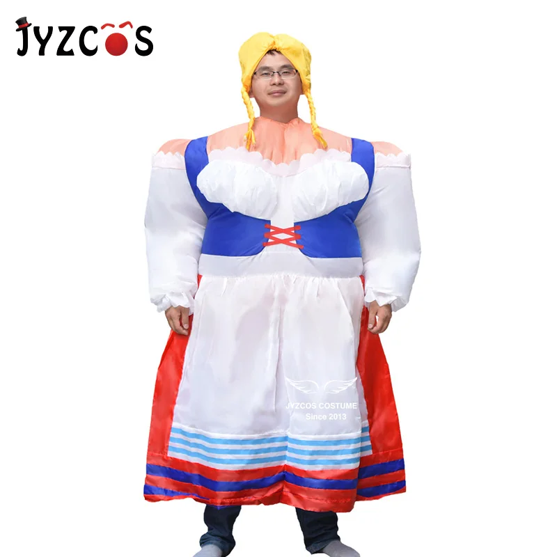 Надувной немецкий женский костюм JYZCOS народный Забавный для бара вечерние