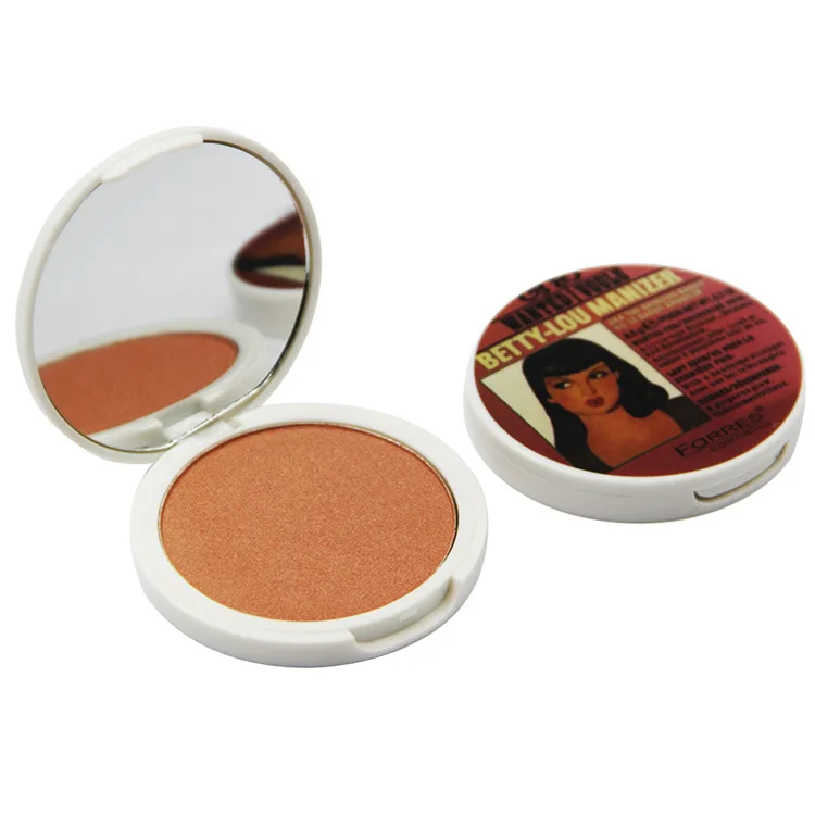 Farres читая Порошок Shimmer Blush бронзатор Маркер палитра отбеливатель лицо Выделите