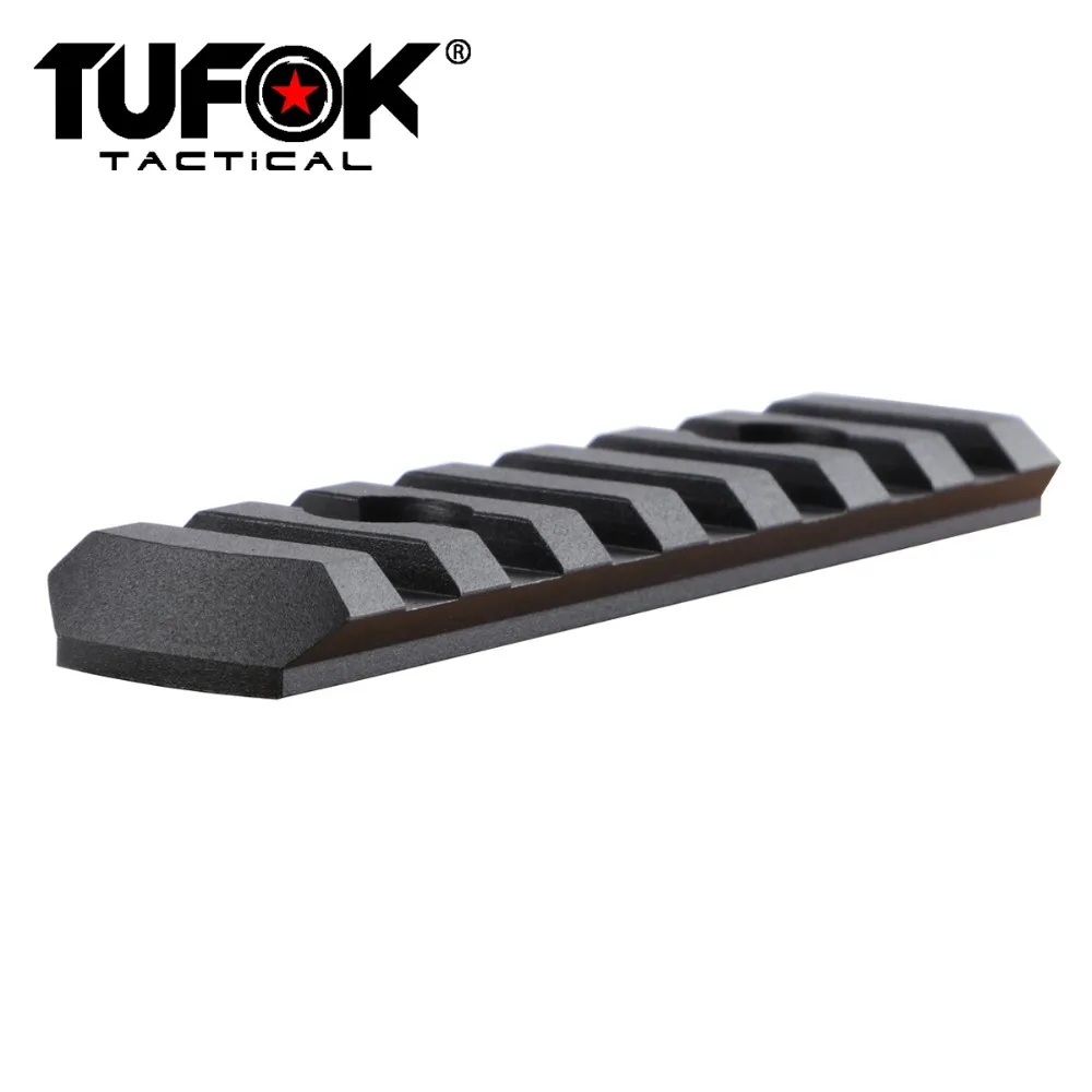 TuFok супер низкопрофильный 7 слотов Mlok Rail Adapter M lok Section ультра тонкий Picatinny Weaver Mount