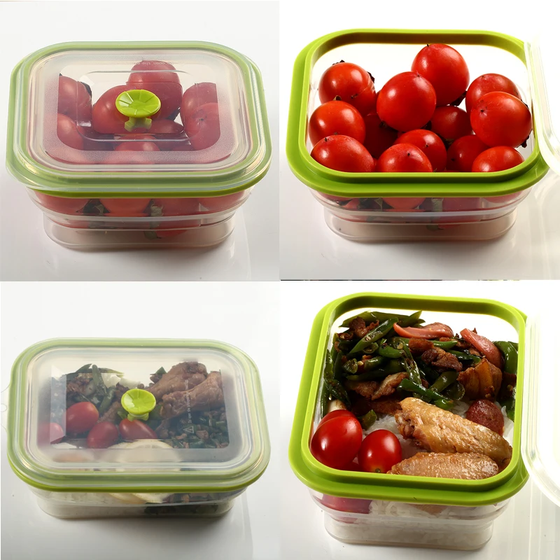 Migecon Silicone Collapsible Lunch Bowl Folding Food Storage Bento Outdoor Portable Container Microwave Tableware sets&amp1PC | Дом и сад