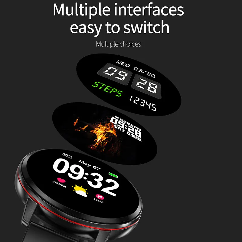 2019 новые умные часы Focusmart S01 многоязычные библиотеки слов Измерение частоты