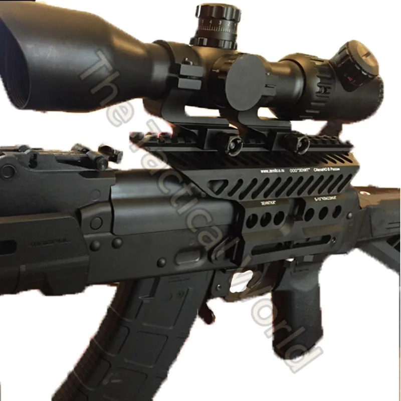 

Hunting Airsoft Zenit B-13 Aluminium Tactical AK Side Rail Scope Mount 20mm Picatinny with QD Quick Detachable CNC Accessories