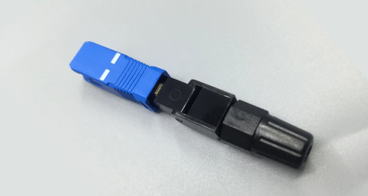 100 шт./пакет FTTH SC/UPC одномодовый волоконно-оптический SC UPC Быстрый коннектор |