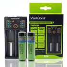 2 шт. VariCore защищенный аккумулятор 18650 3400 мАч NCR18650B оригинальная печатная плата 3,7 в подходит для фонариков + зарядное устройство V20i