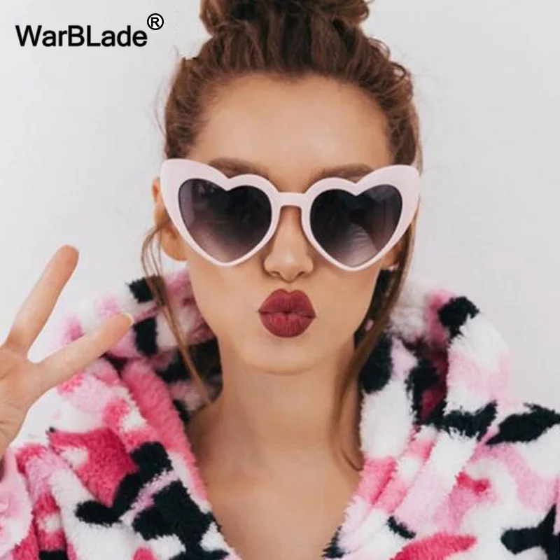 Солнцезащитные очки WarBLade в форме сердца женские модные брендовые дизайнерские