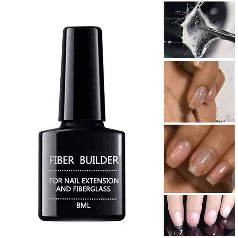 1pc Fiberglass UV Builder Nail Gel For Extension Repairing Broken Nails Professional Manicure Art Design | Красота и здоровье