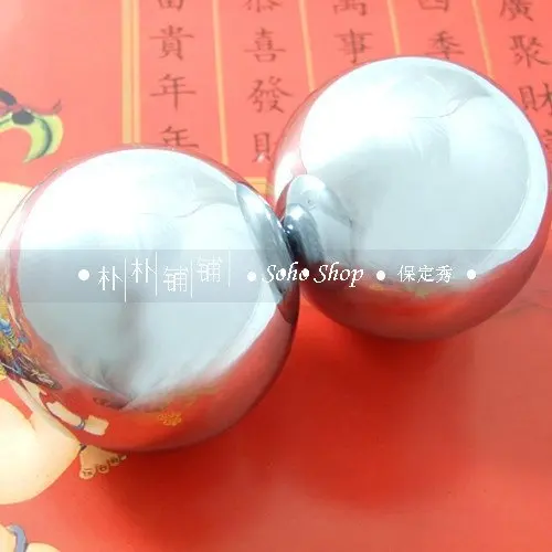 Твердые шарики 55 мм из хромированного железа супер пальмовые для снятия стресса.