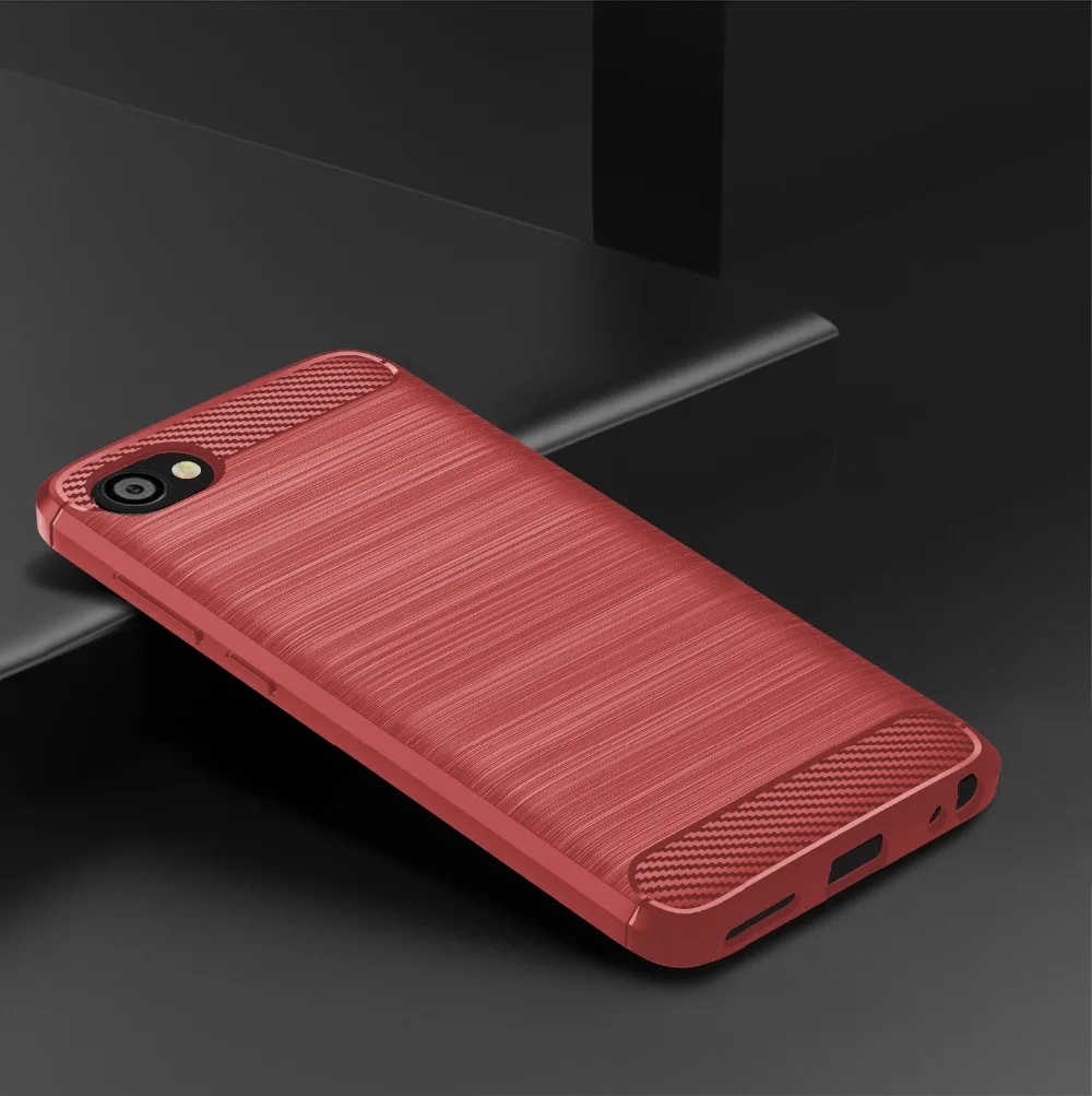 For HTC Desire 12 Plus case soft carbon fiber shockproof bumper full protection silicone for cover |