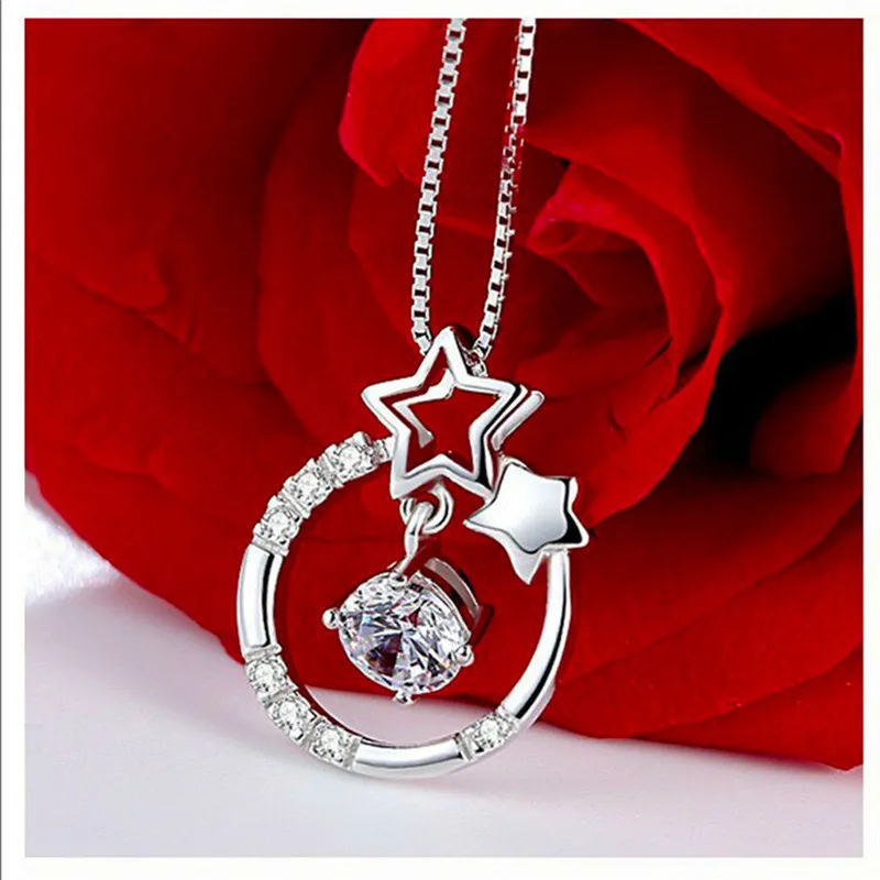 2018 new Cute dream wishing star pendant Have you in the Pendant for woman girl lover wedding Ball Party gift | Украшения и