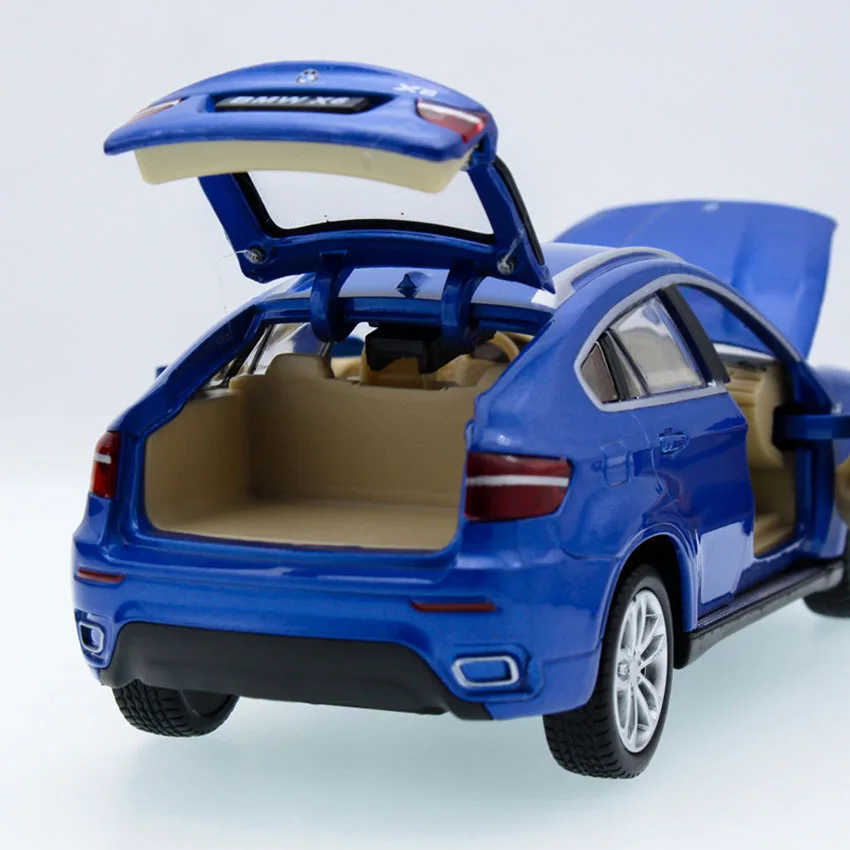 Модель внедорожника 1:32 X6 SUV Coupe Игрушечная модель автомобиля из сплава с тяговым