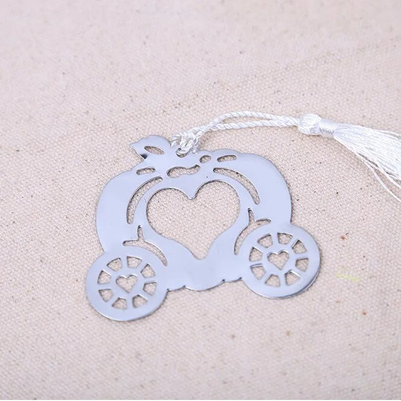 Карета для Золушки в форме тыквы металлическая закладка свадебного украшения