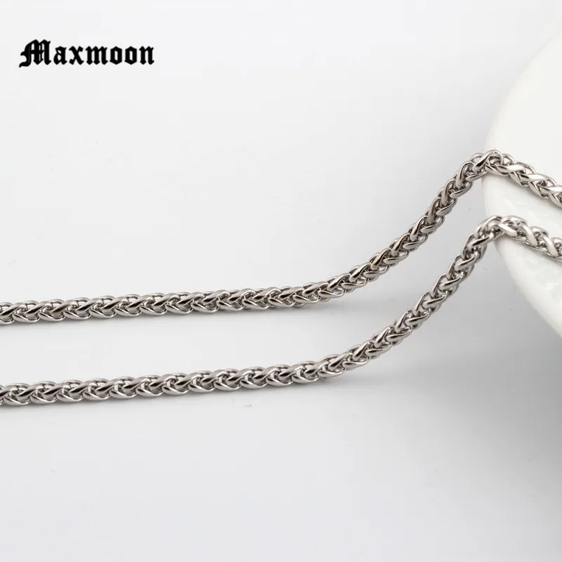 Цепочка Из Нержавеющей Стали 316L Maxmoon ширина 3 4 5 6 мм