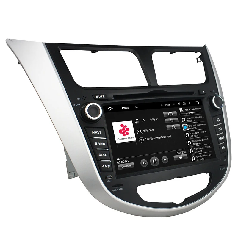 4 ГБ Оперативная память Android 8 0 автомобиль gps DVD для hyundai Solaris Accent Verna I25 навигации
