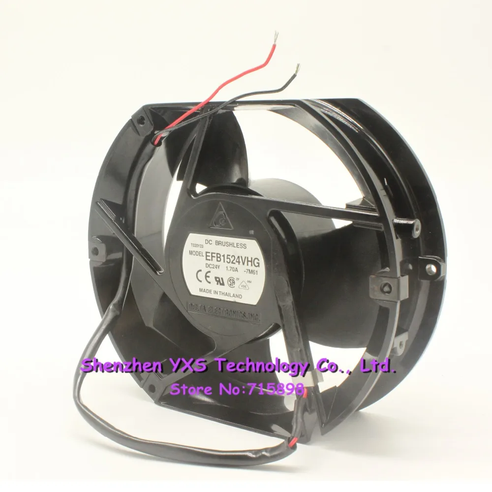 EFB1524VHG 17251 172*150*51MM 17cm DC24 24.48W 4000RPM Cooling Fan 1.70A 4 Wire Blower | Электроника