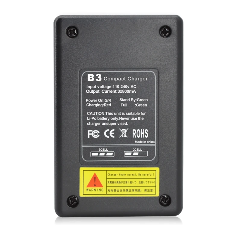 HotRc B3 10W зарядное устройство для 2S 3S ячеек 7 4 V 11 1 RC LiPo батарея US мопс | Игрушки и