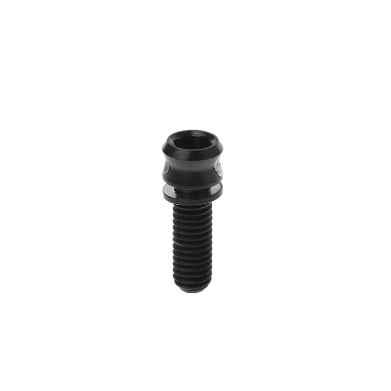 17mm black Винт Велосипедный тормозной диск болт M6x17/19 мм титановый сплав MTB части для шоссейного велосипеда ремонт замена аксессуары для велоспорта - Цвет: 17mm black