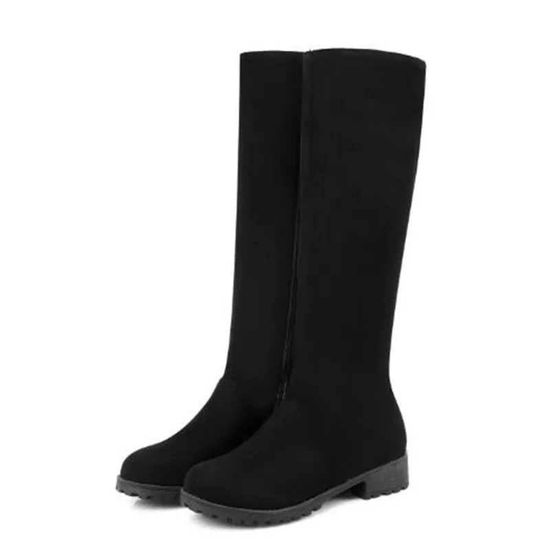 Women Boots Autumn and winter New style Thick bottom Square following Comfortable Leisure time High cylinder Keep warm boots