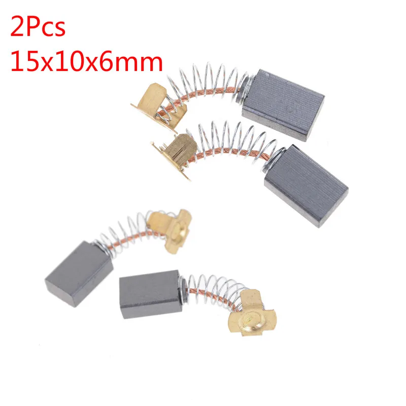 

2Pcs Mini Drill Electric Grinder Replacement Carbon Brushes Spare Parts For Electric Motors Dremel Rotary Tool 15 x 10 x 6mm