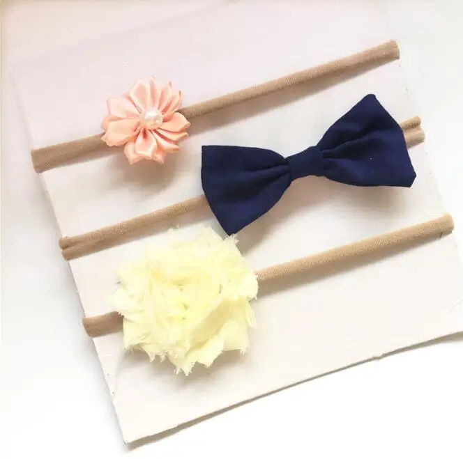 

Hot 3pcs Flower Crown headwear girl Flower Tie back halo Bridal Flower Crown headbands Cute hair Accessories photo prop For Kids