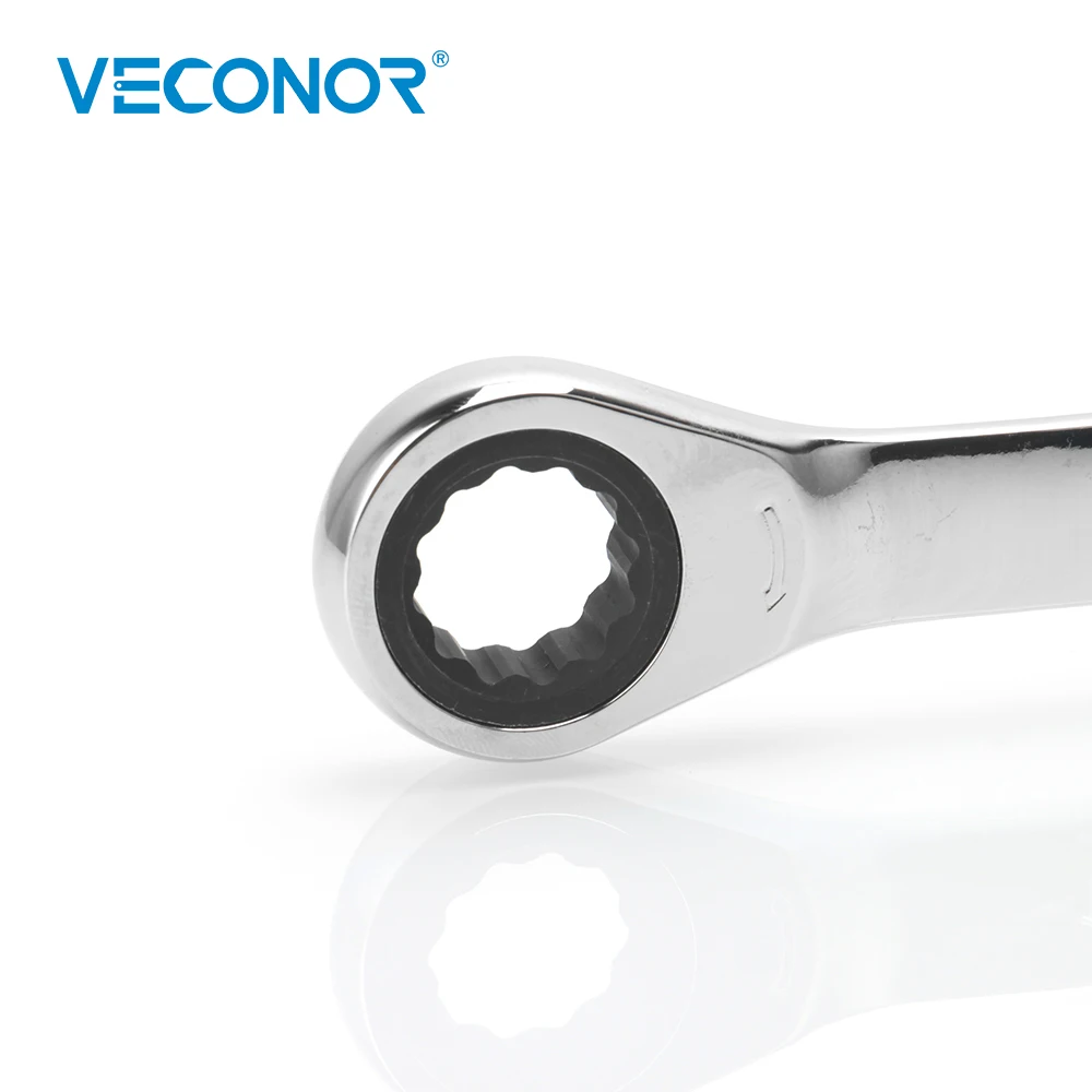 Veconor профессиональный двойной Трещоточный ключ 72T гаечный 17x19мм|ratchet wrench|spanner