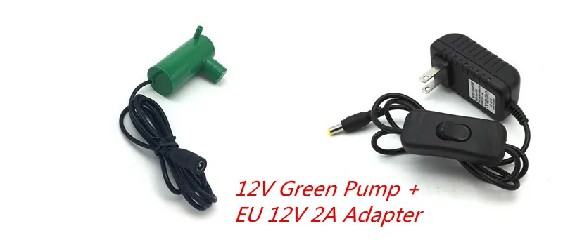 Green with 12V2A Высокое качество 12В 19 Вт погружной водяной насос макс лифт 500л/ч 9 м с адаптером питания выбор - Напряжение: Green with 12V2A