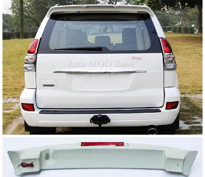 03-09 Для Toyota Prado FJ120 Land Cruiser Unpaint Куда Крыла Спойлер ABS Пластик 2003 2004 2005 2006 2007 2008 2009 |