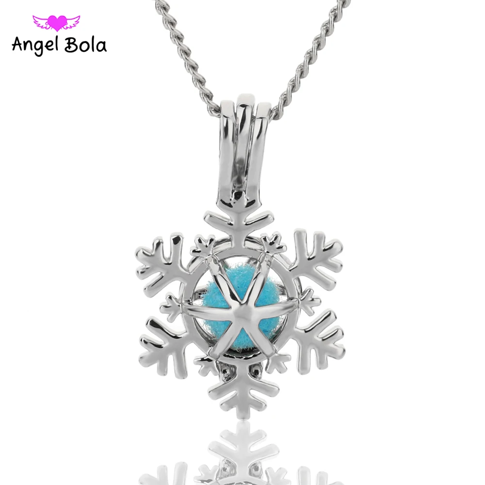 Снежинка Ангел бола ювелирные изделия Йога Ароматерапия Эфирные масла