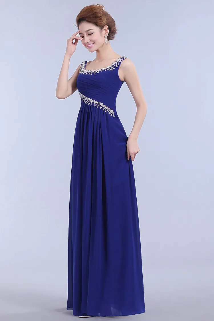 

2017 New Chiffon Evening Dresses with Shoulder Strap Elegant Bride Gown Ball Prom Party Homecoming/Graduation Formal Dress