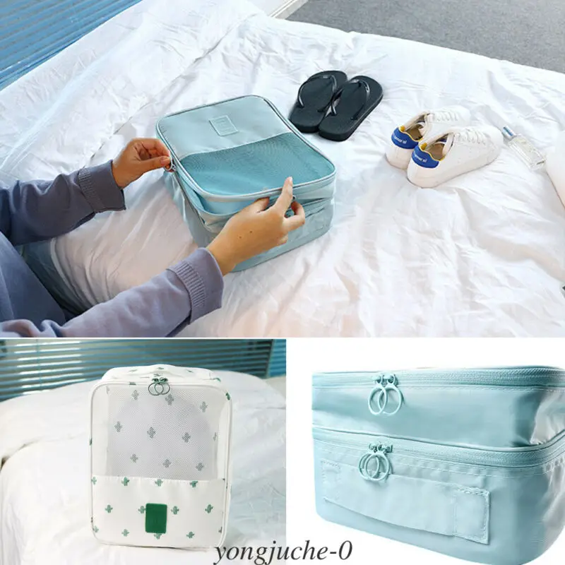 Портативная Водонепроницаемая дорожная сумка для хранения органайзер обуви
