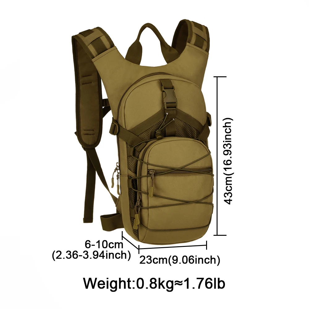 Велосипедный рюкзак TENNEIGHT 15 л мужской Нейлоновый Рюкзак Molle армейские спортивные